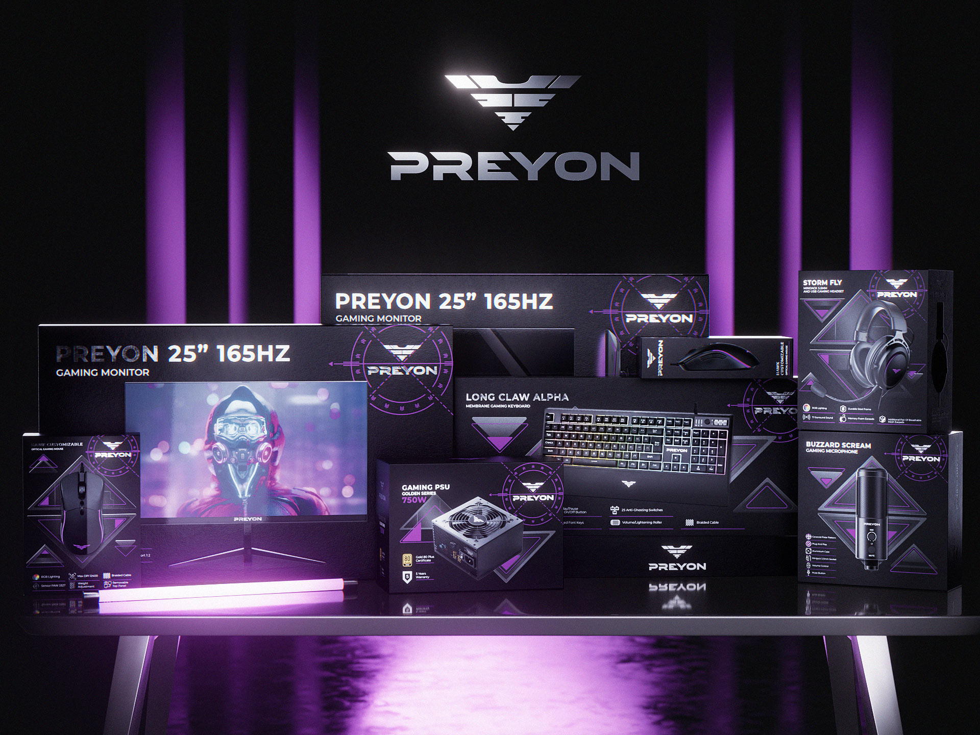 PREYON brand design image